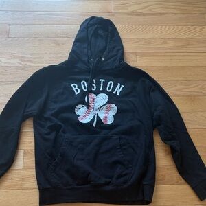 Boston Black Hoodie